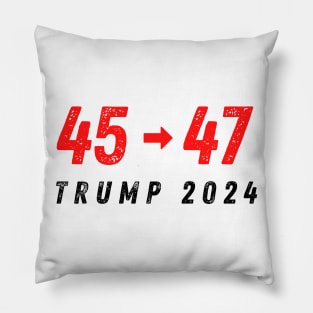 Trump 2024 45 46 Pillow