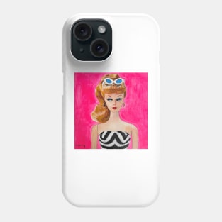 Portrait of Pink Plastic Doll Phone Case