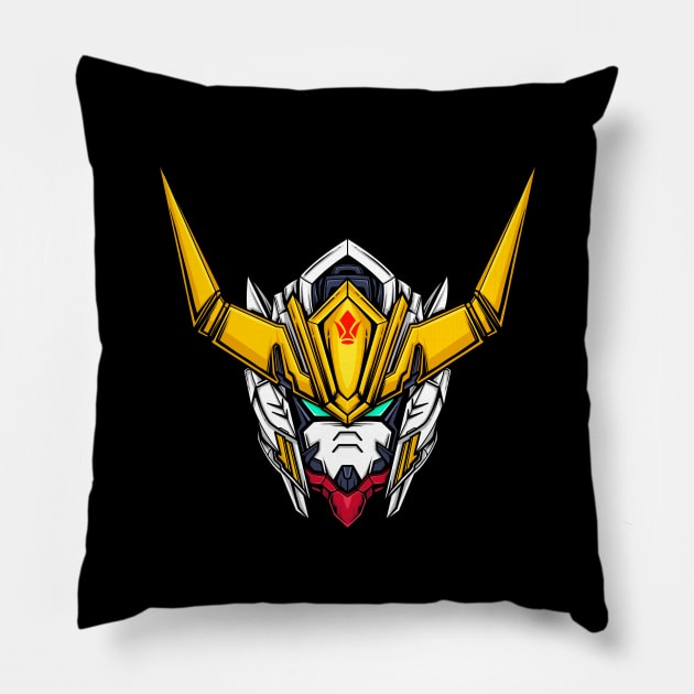 gundam barbatos Pillow by opoyostudio