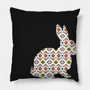 Aztec Show Rabbit - NOT FOR RESALE WITHOUT PERMISSION Pillow