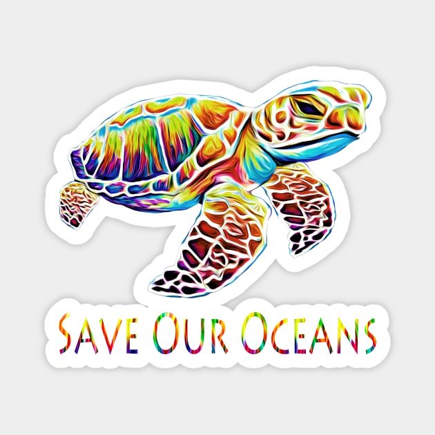 Save Our Oceans Magnet by RockettGraph1cs