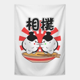 Sumo Sushi Kawaii Tapestry