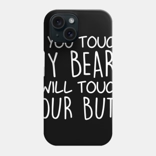 Touch My Beard Logo Humour Funny Phone Case