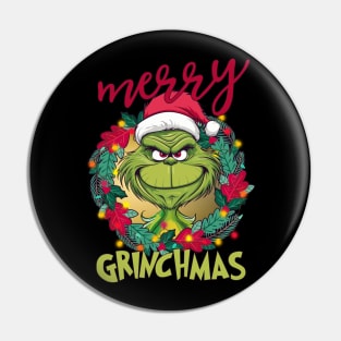 Merry Grinchmas Pin