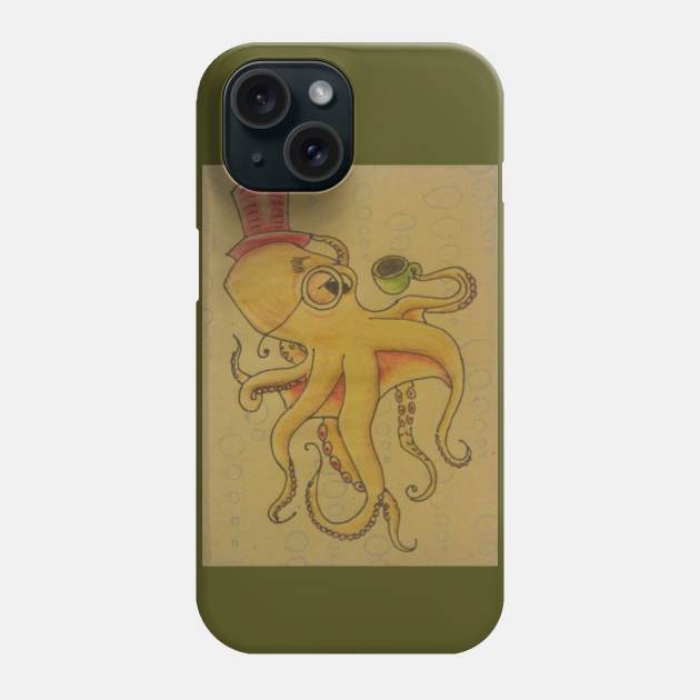 Octopus Love Phone Case by ChaChaDivineArt