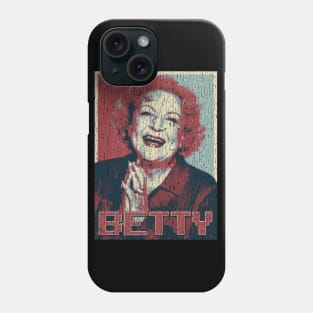 vintage betty worn crack Phone Case