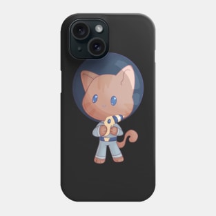 Adorable Space Kitten and Laser Gun Phone Case