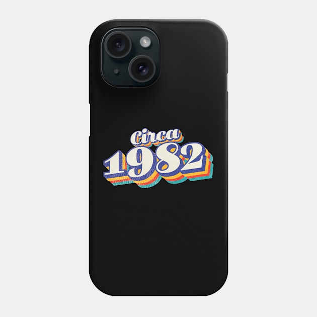 1982 Birthday Phone Case by Vin Zzep