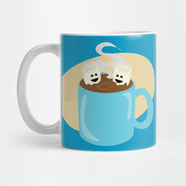 Happy Marshmallow Hot Cocoa Hot Chocolate Mug Teepublic 2 mugs and 2 hot chocolate mix packets. happy marshmallow hot cocoa by tshirtfort