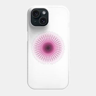 Pink Gradient Flower Phone Case