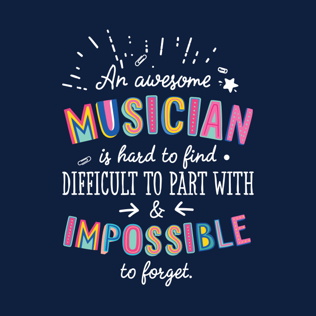 An awesome Musician Gift Idea - Impossible to Forget Quote by BetterManufaktur