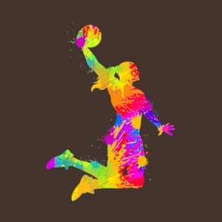 Basketball Girl Women Girls T-Shirt