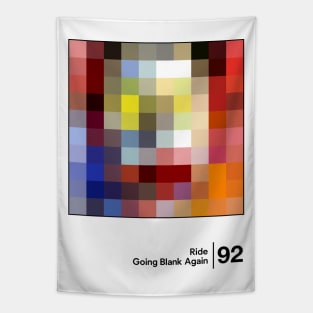 Going Blank Again / Minimalist Style Artwork Tapestry