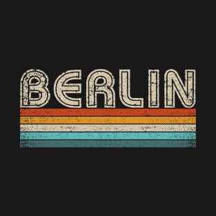 Berlin German Capital City Souvernir Vintage Retro Berlin T-Shirt