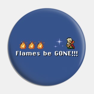 Flames Be Gone!!! Pin