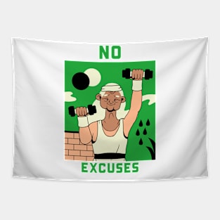 No Excuses Tapestry