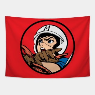 Speed Racer Retro Classic coloring Tapestry