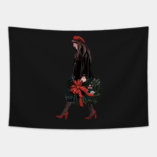 Dreamy Christmas Spirit Tapestry