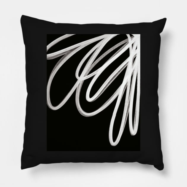 Winding Roads Pillow by ALICIABOCK