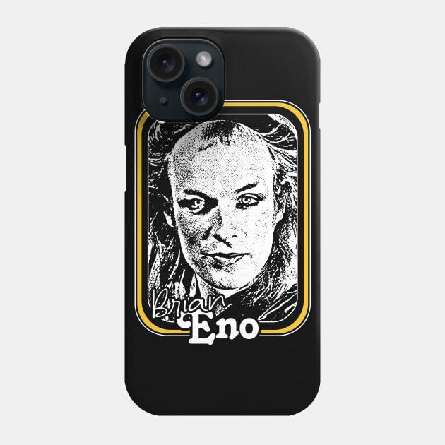 Brian Eno / Retro Fan Art Design Phone Case by DankFutura