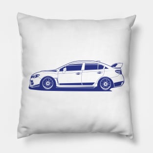 Subie classic blue print Pillow