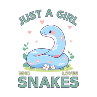 Just A Girl Who Loves Snakes T-Shirt