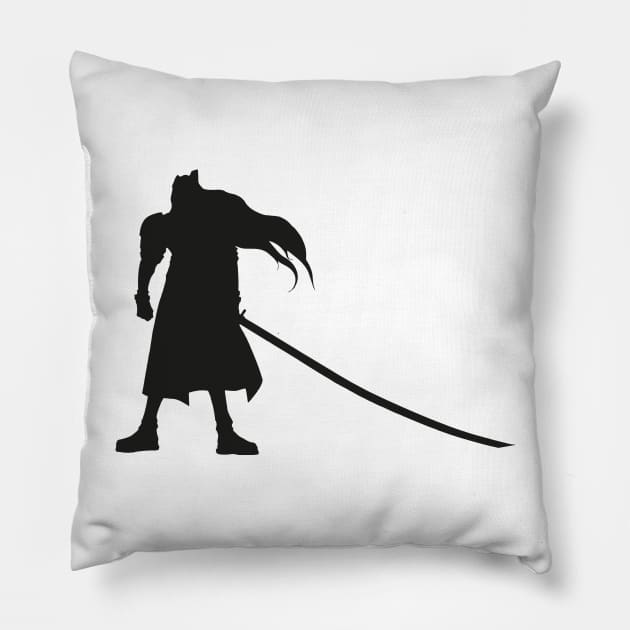 Minimalist Sephiroth, Final Fantasy 7 Pillow by PWCreate