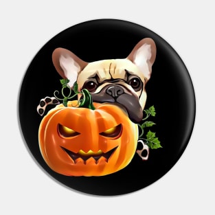 French bulldog and pumpkin, pumpkin,pumpkins,halloween,fall,spooky Pin