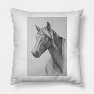 Horse portrait Pillow