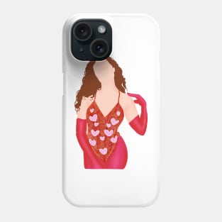 Red Heart Chappell Roan GUTS Tour Fit Sticker Phone Case