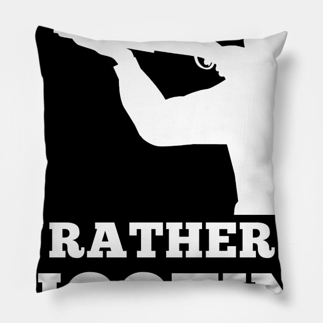 I'd rather be shooting Clay pigeon shooting skeet hunt Pillow by maelotti22925