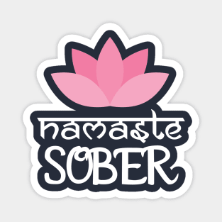 Namaste Sober Alcoholic Addict Recovery Magnet
