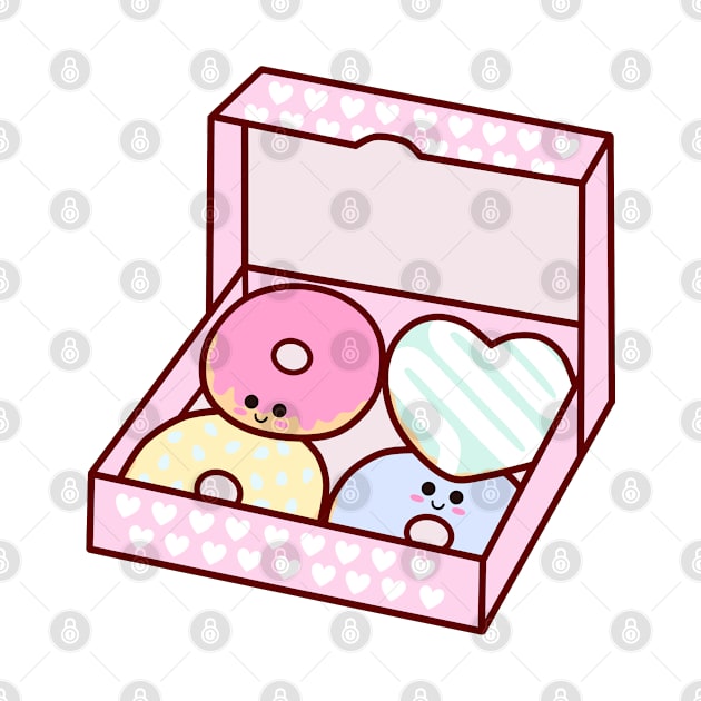 Kawaii Donuts by ArtsyDecals