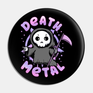 Anime Manga kawaii Death Metal Reaper T-Shirt Pin