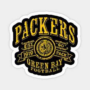 Packers Vintage Football Magnet