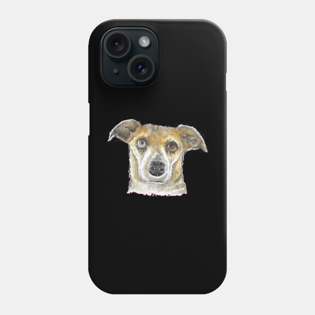 Eyes of a different color pup Phone Case by Dr. Mary