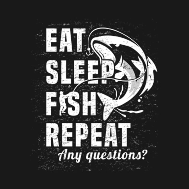 Eat Sleep Fish Repeat by CreativeSalek