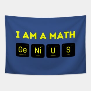 I Am A Math Genius Tapestry