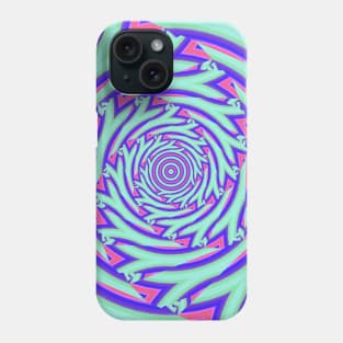 Trippy Groovy Vibrant Colorful Vortex Phone Case