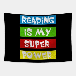 reading is my superpower Tapestry