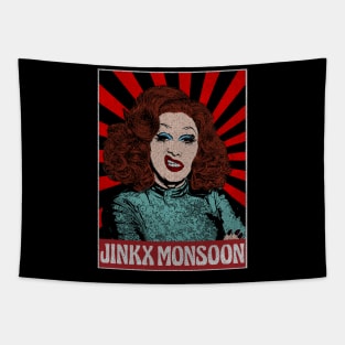 Vintage Jinkx Monsoon Pop Art Tapestry