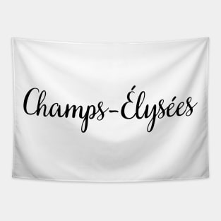 Champs-Élysées Paris Neighborhood Parisian Quartiers Luxury Avenue Tapestry