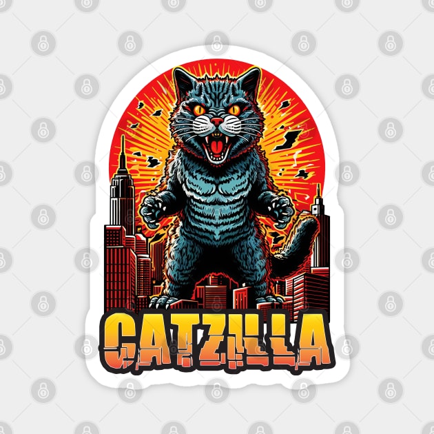 Catzilla S01 D23 Magnet by Houerd