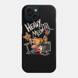 Heavy Meowtal Vintage Phone Case