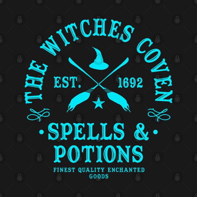 Wiccan Occult Witchcraft Witches Coven Spells & Potions by ShirtFace