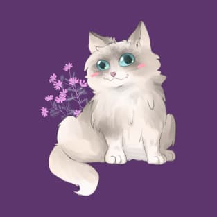 Cat Toon Ragdoll T-Shirt