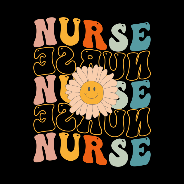 Retro Groovy Nurse Life For Women Nursing For Nurses Week by drag is art