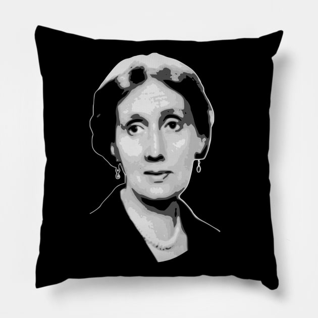 Virginia Woolf Pillow by Nerd_art