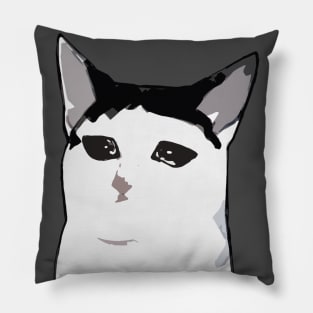 Sad Cat Meme Pillow