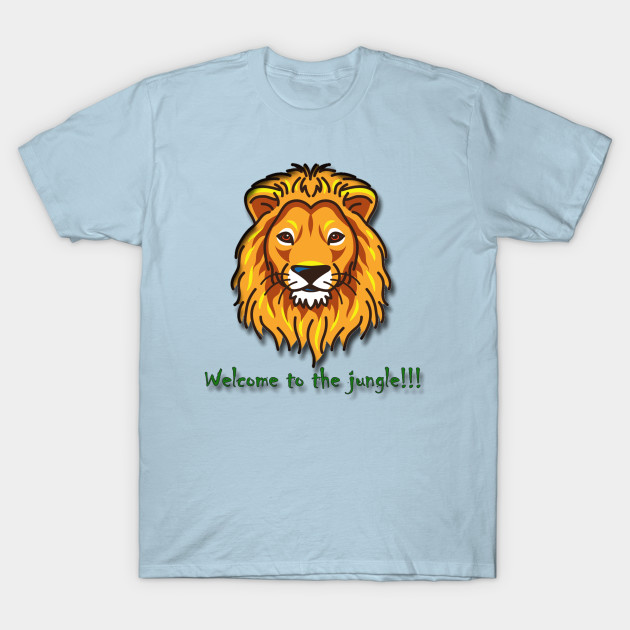 Disover Welcome to the jungle!!! - Lion - T-Shirt